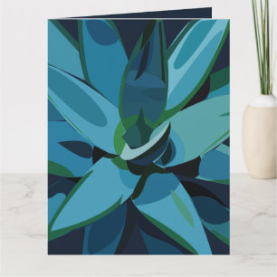 Sukkulenten Blaue Agave Kaktus Sukkulenten Karte
