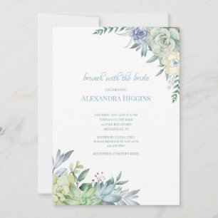 Sukkulenten  einladung