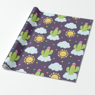 Sukkulenten Himmel Geschenkpapier