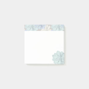 Sukkulenten-Kunstmuster  Post-it Klebezettel