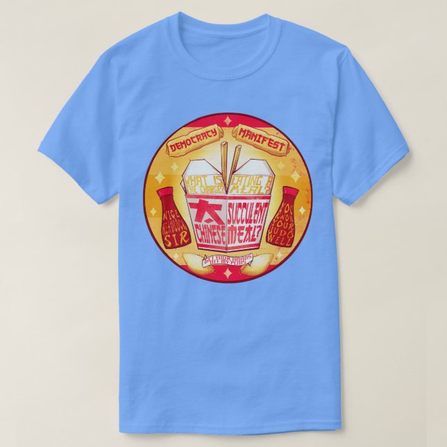 Sukkulentes Chinesisches Essen T-Shirt (Design vorne)