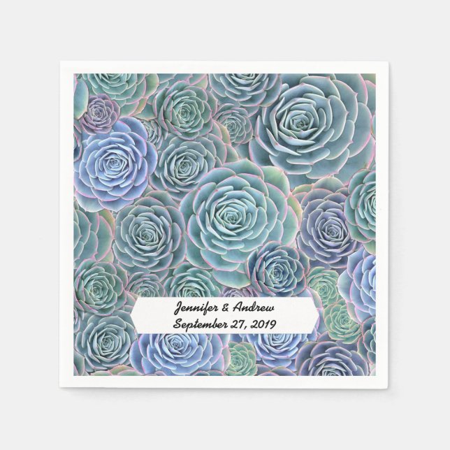 Sukkuline Papier Neapel für besondere Ereignisse Serviette (Vorderseite)