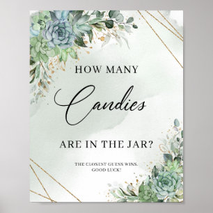 Sukkuline wie viele Kanonen im Jar sind Poster