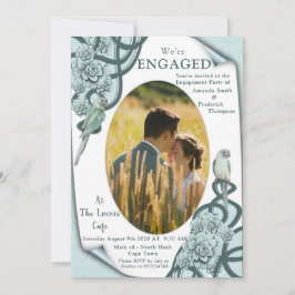 Sukkulturen in Farben von minzblau bis Einladung