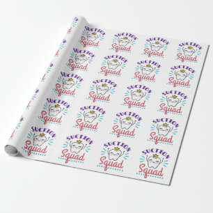 Suktionsplatz Zahnmediziner-Hygieneservice Geschenkpapier