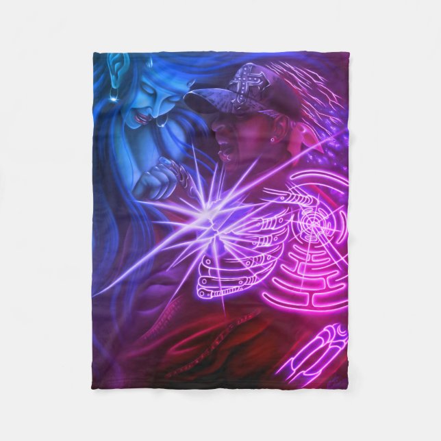 Sukubus Fleecedecke (Vorderseite)