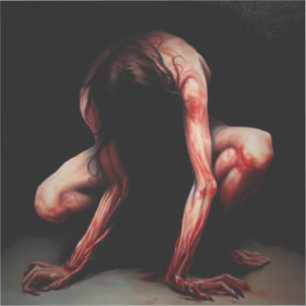 Sukubus in Not   Aufkleber