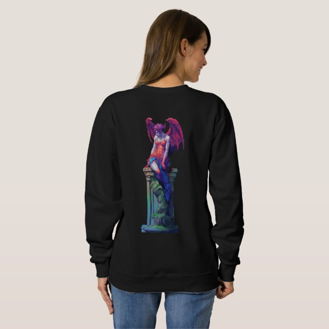 Sukubus Sweatshirt (Schwarz voll)