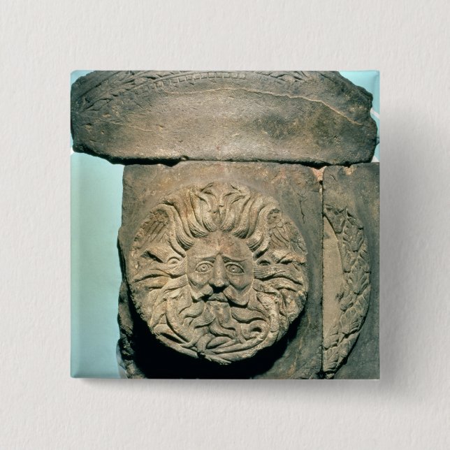 Sul, ein gebürtiger britischer Gott, Römerzeit Button (Vorderseite)