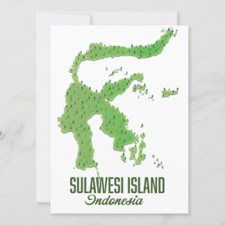 Sulawesi Insel Indonesien Karte