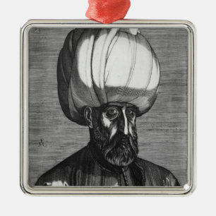 Suleiman das ausgezeichnete ornament aus metall