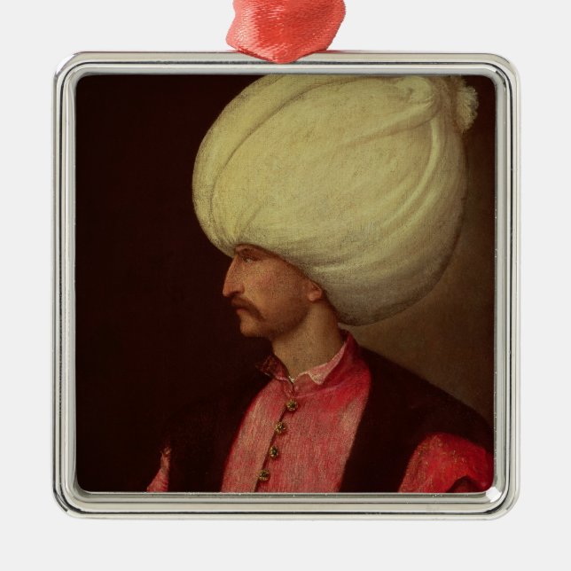 Suleiman II Ornament Aus Metall (Vorne)