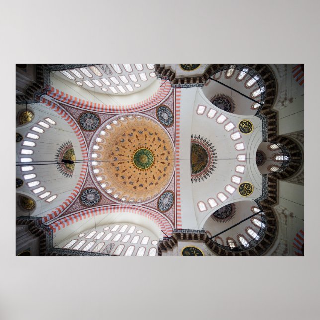 Suleymaniye Moschee in Istanbul Poster (Vorne)