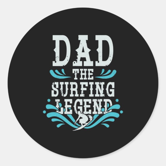 Sulfing Lover | Vater Sulfing Sailor Spirit Legend Runder Aufkleber (Vorderseite)