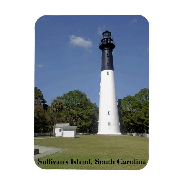 Sullivan Island Lighthouse Magnet (Vertikal)