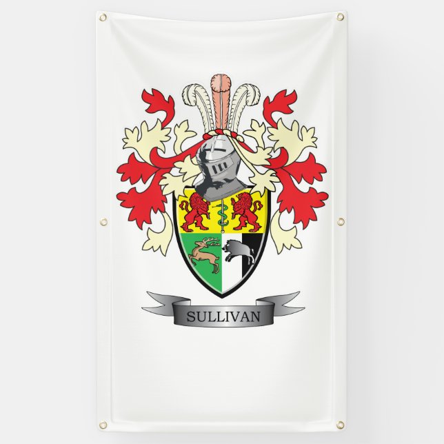 Sullivan-Wappen Banner (Vertikal)