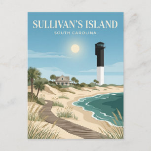 Sullivan's Island South Carolina Postkarte