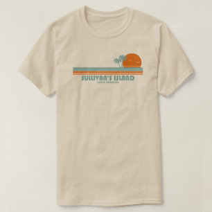Sullivan's Island South Carolina Sonnenpalmen T-Shirt