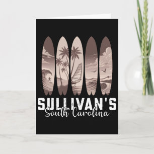 Sullivans South Carolina Surfboard Männer Frauen S Karte