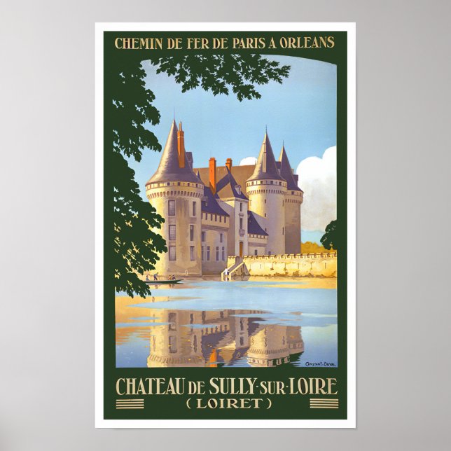 Sully France Vintage Reise Poster (Vorne)