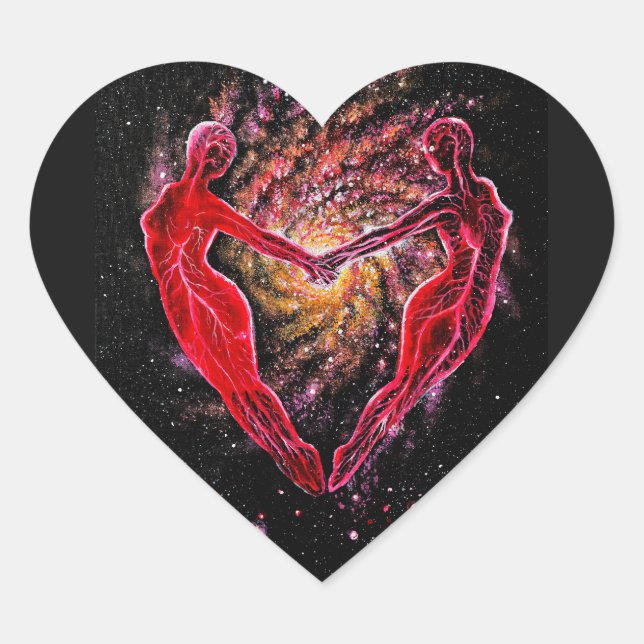 Sulmate connection Herz-Aufkleber (Vorderseite)