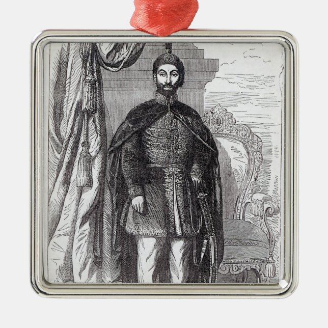 Sultan Abdul Medjid Silbernes Ornament (Vorne)
