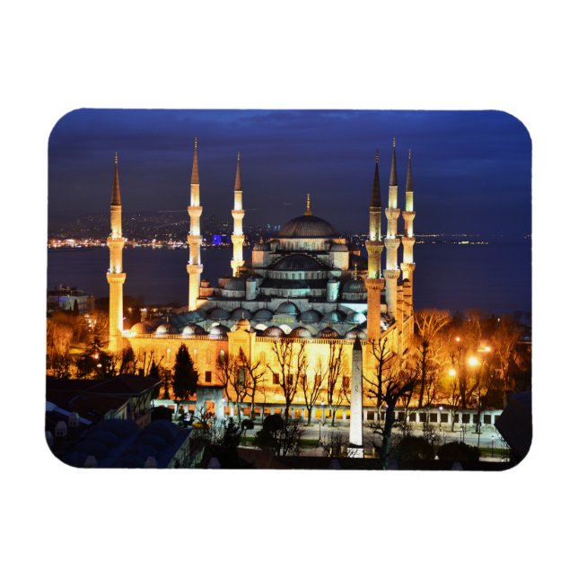 Sultan Ahmed Blue Moschee in Istanbul Magnet (Horizontal)