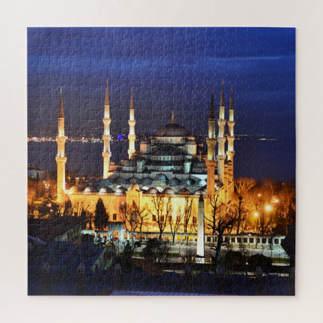 Sultan Ahmed Blue Moschee in Istanbul Puzzle (Vertikal)