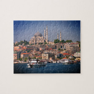 Sultan Ahmed, Istanbul panorama, Turkey Puzzle