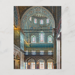 Sultan Ahmed Moschee. Innengestaltung. Postkarte