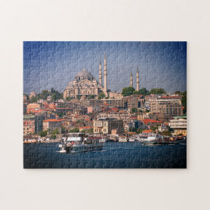 Sultan Ahmed, Panorama von Istanbul, Türkei Puzzle