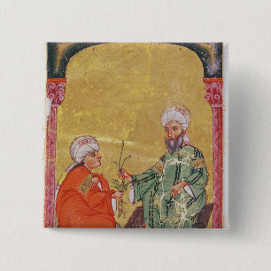 Sultan Ahmet III mit einem seiner Schüler Button