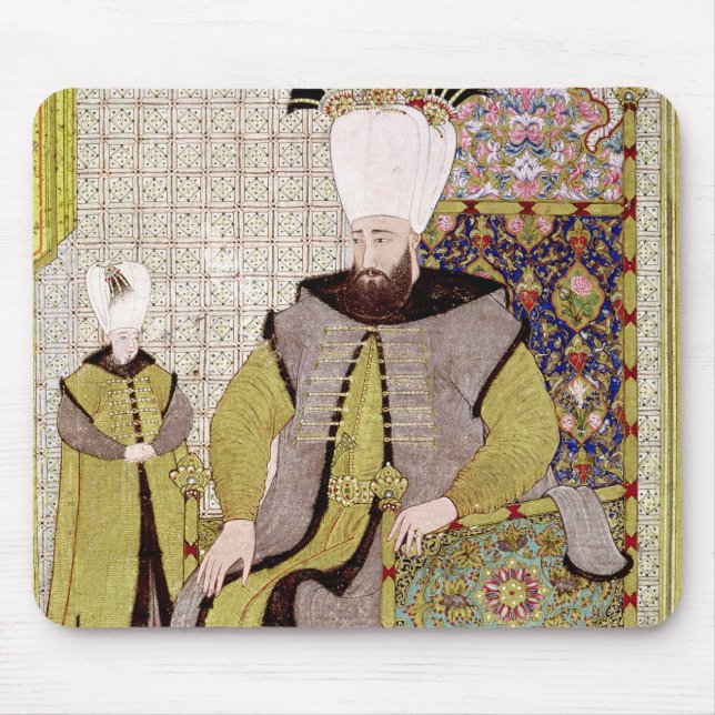 Sultan Ahmet III und der Erb zum Thron Mousepad (Vorne)