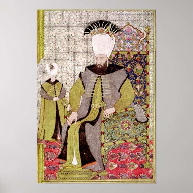 Sultan Ahmet III und der Thronfolger Poster (Vorne)