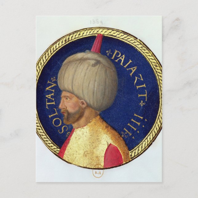 Sultan Bayezid I Postkarte (Vorderseite)