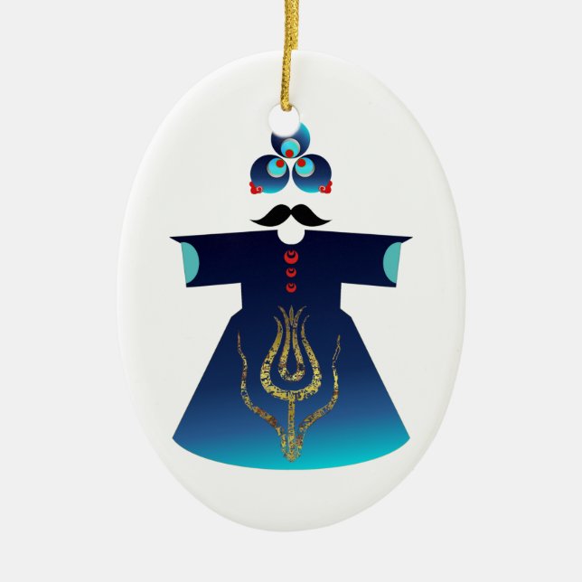 Sultan der Sultane Keramik Ornament (Vorne)