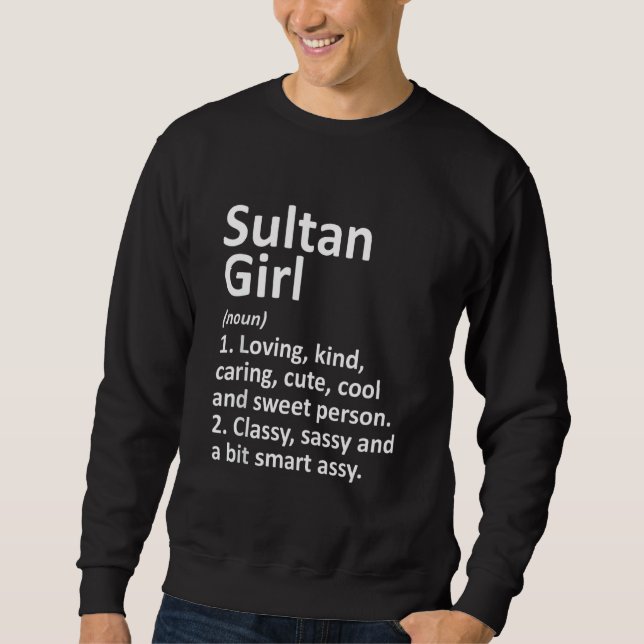 SULTAN GIRL WA WASHINGTON Funny City Zuhause Roots Sweatshirt (Vorderseite)