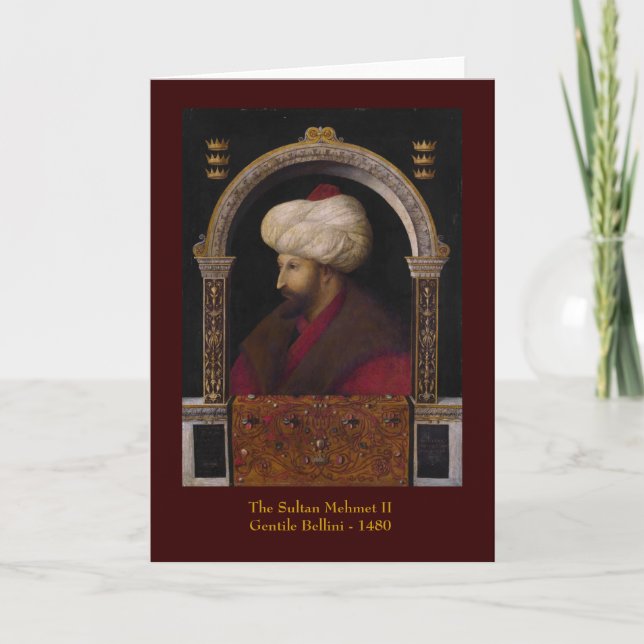 Sultan Greeting Card Karte (Vorderseite)