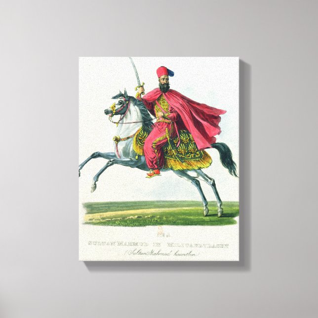 Sultan Mahmud II 1829 Leinwanddruck (Vorderseite)