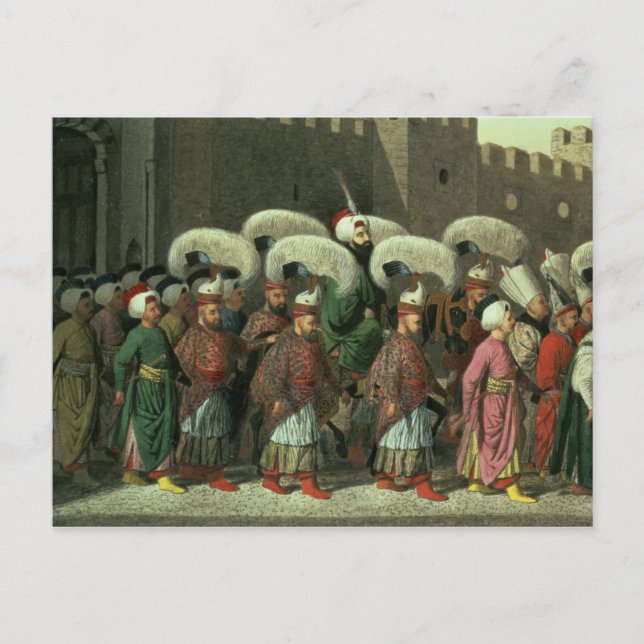 Sultan Mahmud II in Procession, 1809 Postkarte (Vorderseite)
