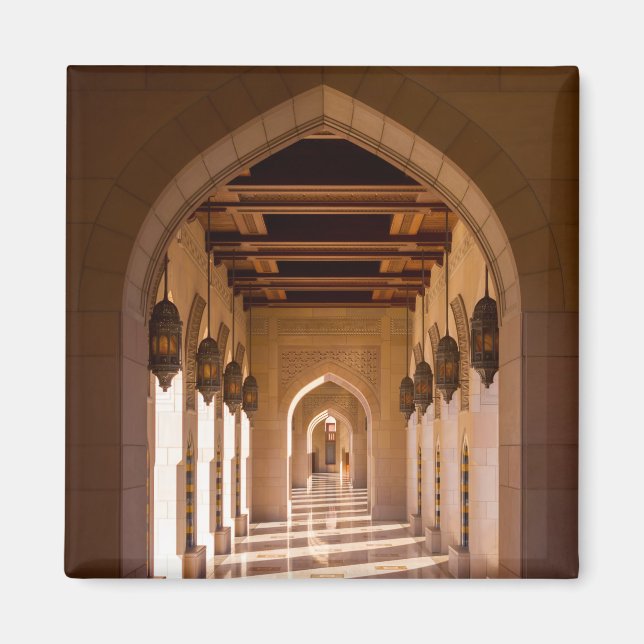 Sultan Qaboos Grand Moschee in Muscat, Oman Magnet (Vorne)