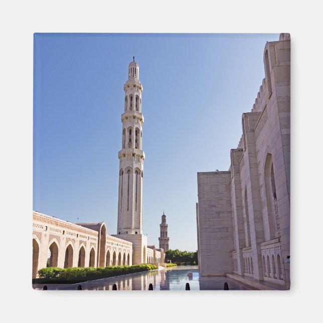 Sultan Qaboos Grand Moschee in Muscat, Oman Magnet (Vorne)