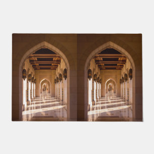 Sultan-Qabus-Moschee in Maskat, Oman Fußmatte