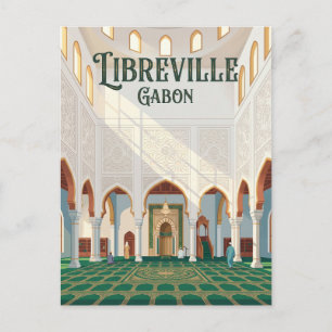 Sultan-Qabus-Moschee (Libreville) Gabun Postkarte