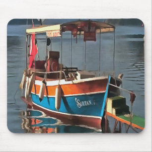 Sultan Taxi Boot Marmaris Schöne Kunst Mousepad