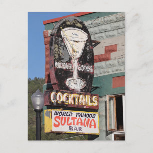 Sultana Bar an der Route 66 Postkarte