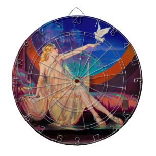 Sultana, das arabische Sultanat's Concubine 1925 Dartscheibe