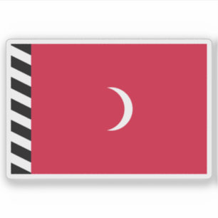 Sultanat der Malediven-Flagge (1926-1953) Aufkleber