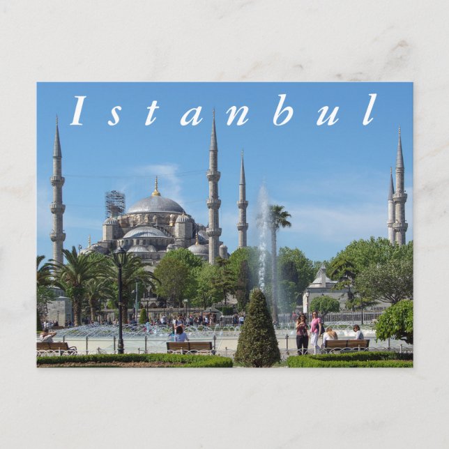 Sultans-Ahmed-Moschee Postkarte (Vorderseite)