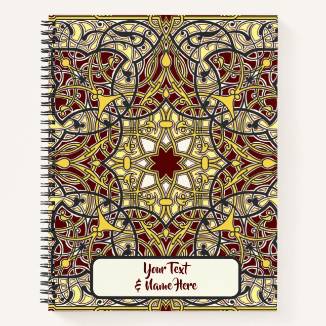 Sultan's Secret Floral Notebook Notizbuch (Vorderseite)